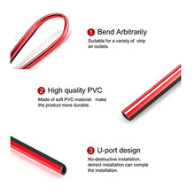 Load image into Gallery viewer, LivTee 20 Pieces Car Air Conditioner Decoration Strip for Vent Outlet, Universal Waterproof Bendable Air Vent Outlet Trim Decoration, Car Interior Accessories (Red)