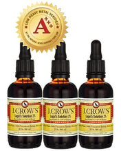 Load image into Gallery viewer, J.CROW'S® Lugol's Solution of Iodine 2% 2 oz Three Pack (3 Bottles)