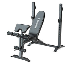 Load image into Gallery viewer, Murtisol Olympic Weight Bench, 5-Level Adjustable for Weight-Lifting&Full-Body Workout, 265lbs Weight Capacity, for Home use Indoor, Black