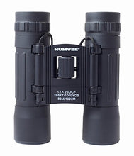 Load image into Gallery viewer, Humvee HMV-B-8X21B Rubber Armor Compact Binocular with Anti-Reflective Ruby Red Lens, 8x21, Black