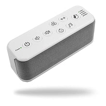 Load image into Gallery viewer, Portable Sound Machines,White Noise Machine with Non Looping Natural Soothing Sounds,Sleep Timer and Memory Function,USB Charge Port,Powered by DC or Battery Travel Sleep Machine for Adults Baby Kids