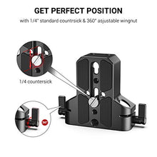 Load image into Gallery viewer, SMALLRIG Camera Base Plate with Rod Rail Clamp for Sony A6500 A6600, for Panasonic GH5, Sony A7 Series, etc, Both for Cameras & Cages -1674