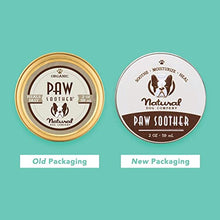 Load image into Gallery viewer, Natural Dog Company Paw Soother (2oz / 59mL Tin) | Natural, Organic, Healing Paw Pad Balm for Pets | Dog Skin Soother for Dry, Cracked, and Rough Paws | Veterinarian-Approved Paw Pad Moisturizer