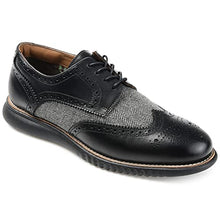 Load image into Gallery viewer, Thomas & Vine Wilder Wingtip Derby Black 9 Medium Mens US