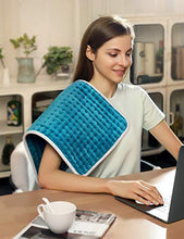 Load image into Gallery viewer, Heating Pad for Back Pain and Cramps Relief, Sable 12"x24" Large Electric Hot Heated Pad, Auto Shut Off, 6 Heating Settings, Moist & Dry Heat Therapy for Shoulder Neck Arm Leg Knee