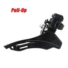 Load image into Gallery viewer, NKLC Front Bike Derailleurs, FD-TZ30 Pull-Down/Pull-Up 18/21 Speed Front Dialer, Bicycle Parts, Bicycle Accessories, Front Derailleur(Pull-Up,Black)