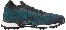 Load image into Gallery viewer, adidas Men's TOUR360 XT Primeknit Golf Shoe, core Black/Active Teal/Solar Slime, 10.5 Medium US