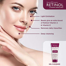 Load image into Gallery viewer, Retinol Anti-Aging Gel Cleanser – Gently Cleans Impurities From Pores & Exfoliates for Soft, Smooth Skin – Antioxidant-Rich Micro-Beads w/ Vitamin A & E Maximize Renewing Benefits Of Retinol