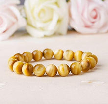 Load image into Gallery viewer, Golden Success Bracelet - Natural Golden Tiger Eye Bracelet - Bring Success - Energy - Happiness Bracelet for Luck - Gemstone Stretch Bracelet