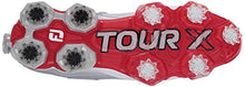 Load image into Gallery viewer, FootJoy Men's Tour X Boa Golf Shoes, White/Grey/Red, 12 M US
