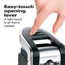 Load image into Gallery viewer, Hamilton Beach (76606ZA) Smooth Touch Electric Automatic Can Opener with Easy Push Down Lever, Opens All Standard-Size and Pop-Top Cans, Extra Tall, Black and Chrome