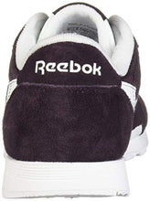 Load image into Gallery viewer, Reebok Women's Classic Nylon Casual Shoes, Eggplant/White, 10.5