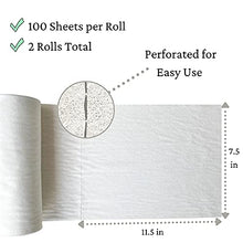Load image into Gallery viewer, Kohana Baby Soft Biodegradable Bamboo Diaper Liners for Easy Cloth Diapering | Unscented & Chlorine Free - 200 Sheets (2 PK)