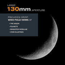 Load image into Gallery viewer, Celestron - AstroMaster 130EQ Newtonian Telescope - Reflector Telescope for Beginners - Fully-Coated Glass Optics - Adjustable-Height Tripod - BONUS Astronomy Software Package