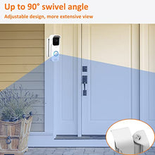 Load image into Gallery viewer, AutoSonic Mount Made for Blink Video Doorbell | Adjustable Design, Improve Viewing Angle | Blink Home Security Accessories | White