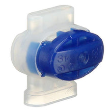 Load image into Gallery viewer, 3M Scotchlok Electrical IDC (Insulation Displacement Connector) 314-BIN, Pigtail, Self-Stripping, Blue, 22-14 AWG, Pack of 1000