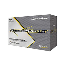 Load image into Gallery viewer, TaylorMade Rocketballz Golf Balls, White (Three Dozen)