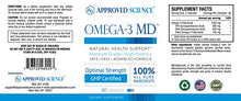 Load image into Gallery viewer, Omega-3MD - Fish Oil EPA & DHA - Improve Cardiovascular, Cognitive, and Joint Health - 6 Bottles Supply