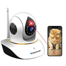 Load image into Gallery viewer, Pet Camera, VSTARCAM Dog Camera with Laser Wireless Cat Camera 1080P Baby Monitor Camera with 2 Way Audio, Night Vision Sound Motion Alerts, APP Remote Control Home Security Camera for Pet & Baby