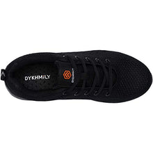 Load image into Gallery viewer, DYKHMILY Steel Toe Shoes for Men Lightweight Safety Work Shoes Slip Resistant Puncture Proof Indestructible Sneakers(13,Black,D9003)