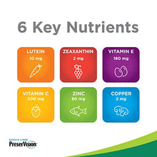 Load image into Gallery viewer, PreserVision AREDS 2 Eye Vitamin & Mineral Supplement, Contains Lutein, Vitamin C, Zeaxanthin, Zinc & Vitamin E, 120 Softgels (Packaging May Vary)