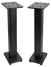 Load image into Gallery viewer, 2 Rockville RHTSB 36" Inch Bookshelf Speaker Stands Surround Sound Home Theater