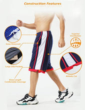 Load image into Gallery viewer, Liberty Imports Pack of 5 Men's Athletic Basketball Shorts Mesh Quick Dry Activewear with Pocket (Large, Edition 3)