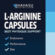 Load image into Gallery viewer, L Arginine Capsules Ultimate Supplement for Performance & Endurance with Added Vascular Support from Nitric Oxide (NO)