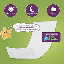 Load image into Gallery viewer, Dimples Booster Pads, Baby Diaper Doubler with Adhesive - 1 Size Fits All Diapers - Boosts Diaper Absorbency - No More leaks 90 Count (with Adhesive for Secure Fit)