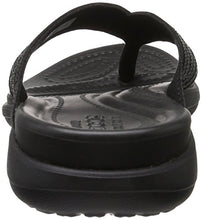 Load image into Gallery viewer, crocs Women's Capri V Sequin W Flip Flop, Black, 9 M US