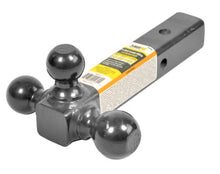 Load image into Gallery viewer, MAXXHAUL Black 70270 Hollow Shaft Triple Ball Mount - Black