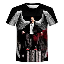 Load image into Gallery viewer, Zreey New Daily Outing Fashion Horror TV 3D Printing Round Neck Short Sleeves Top for Men Women
