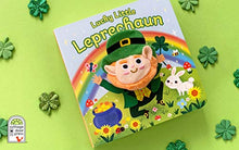 Load image into Gallery viewer, Lucky Little Leprechaun (Plush Finger Puppet Board Book - St. Patrick's Day Gifts for Children Ages 0-4)