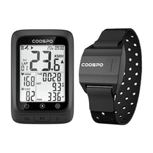 Load image into Gallery viewer, CooSpo Bundle Promotion:COOSPO Cycling GPS Computer Bike Speedometer Wireless Bike Computer Bicycle Odometer BC107 Heart Rate Monitor Armband Optical Heart Rate Sensor Bluetooth ANT+ Armband