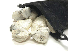 Load image into Gallery viewer, Zentron Crystal Collection Rough Rainbow Moonstone - Large 1" Pieces in Velvet Bag (1/2 Pound)
