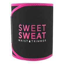 Load image into Gallery viewer, Sweet Sweat Waist Trimmer - Black/Pink (Medium) | Premium Waist Trainer Sauna Belt for Men & Women
