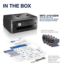 Load image into Gallery viewer, Brother MFC-J1010DW Wireless Color Inkjet All-in-One Printer with Mobile Device and Duplex Printing