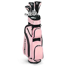 Load image into Gallery viewer, Tangkula Womens Golf Clubs Package Set 10 Pieces Right Hand, Includes 460cc Alloy Driver, 3# Fairway Wood, 4# Hybrid, 6#, 7#, 8#, 9# & P# Irons, Free Putter, Golf Club Set (Pink)