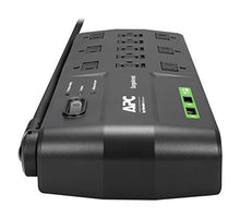 Load image into Gallery viewer, APC Surge Protector with USB Ports, P11U2, 2880 Joule, 6' Cord, Flat Plug, 11 Outlet Power Strip