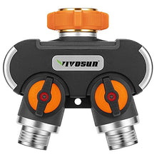 Load image into Gallery viewer, VIVOSUN 2 Way Garden Hose Splitter with Automatic Water Timer