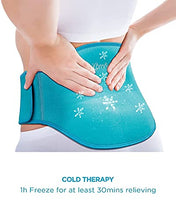 Load image into Gallery viewer, Comfytemp Gel Ice Pack for Back and Electric Weighted Heating Pad for Back Pain Relief for Neck and Shoulders Bundles