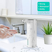 Load image into Gallery viewer, Automatic Touchless Soap Dispenser, Oyye 15.37oz/450ml Rechargeable Electric Foaming Soap Dispenser with Adjustable Switches Infrared Motion Sensor, Suitable for Bathroom/Kitchen/Office/Hotel