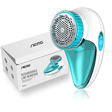 Load image into Gallery viewer, Aerb Fabric Shaver, Electric Sweater Shaver, Lint Remover Defuzzer with 2-Speeds, 2 Replaceable Stainless Steel 3-Blades, Rechargeable Battery Operated (Tale White)