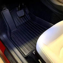 Load image into Gallery viewer, SUPER LINER Tesla Model Y 2020 2021 2022 2023 All Weather Floor Mats Front Rear Cargo Liner Mat, Waterproof Anti-Slip Floor Mat Custom Fit for Tesla, Heavy Duty Floor Mats & Trunk Mat