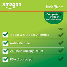 Load image into Gallery viewer, Amazon Basic Care All Day Allergy, Cetirizine Hydrochloride Tablets, 10 mg, Antihistamine, 300 Count