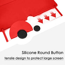 Load image into Gallery viewer, 12" Screen Magnifier for Cell Phone, HD Mobile Phone Magnifier 3D Projector Screen for Movie Video Gaming, Foldable Phone Stand Accessories with Screen Amplifier, Fits All Smartphones (Red)