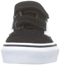 Load image into Gallery viewer, Vans Women's WM Ward Sneaker, Black Suede Canvas Black White Iju, 6