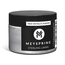 Load image into Gallery viewer, MEYSPRING Sterling Lining - True Metallic Pigment Powder for Epoxy Resin, Casting Resin, UV Resin - Resin Art Supplies - Pigment Powder Silver - Metallic Pigment Powder for Makeup - Silicone Pigment
