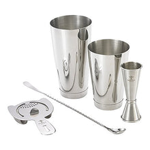 Load image into Gallery viewer, Barfly M37101 Basics Cocktail Set, 5-Piece, Stainless Steel