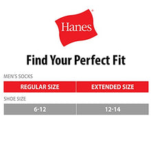 Load image into Gallery viewer, Hanes Mens X-Temp Cushioned No Show Socks 12-Pair Pack, Available in Big & Tall